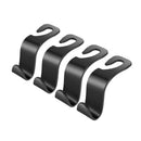 4 Parts Hooks for Rear Seats of Cars